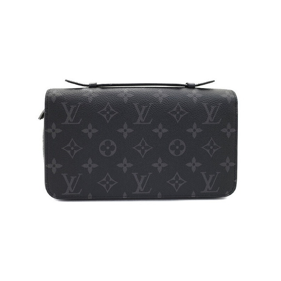 Louis Vuitton Wallet Long Monogram Black Zip Zippy Eclipse - Picture 1 of 5